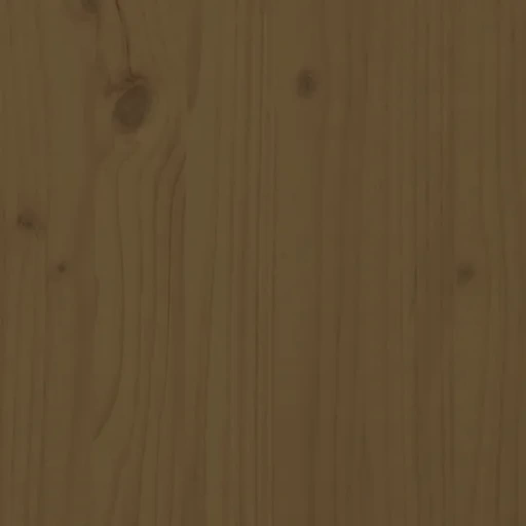 Bedside Cabinet Honey Brown 40x34x55 cm Solid Wood Pine