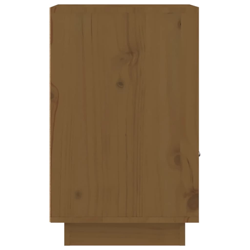 Bedside Cabinets 2 pcs Honey Brown 40x34x55 cm Solid Wood Pine