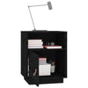 Bedside Cabinet Black 40x34x55 cm Solid Wood Pine