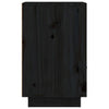 Bedside Cabinet Black 40x34x55 cm Solid Wood Pine