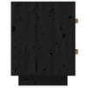 Bedside Cabinet Black 40x34x45 cm Solid Wood Pine