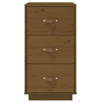 Bedside Cabinets 2 pcs Honey Brown 40x40x75 cm Solid Wood Pine