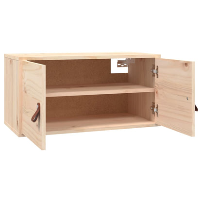 Wall Cabinet 60x30x30 cm Solid Wood Pine