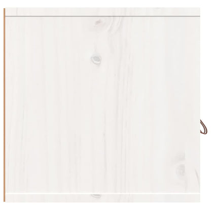 Wall Cabinets 2 pcs White 60x30x30 cm Solid Wood Pine