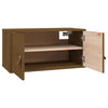Wall Cabinets 2 pcs Honey Brown 60x30x30 cm Solid Wood Pine