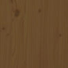 Wall Cabinet Honey Brown 80x30x30 cm Solid Wood Pine