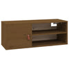 Wall Cabinets 2 pcs Honey Brown 80x30x30 cm Solid Wood Pine