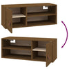 Wall Cabinets 2 pcs Honey Brown 80x30x30 cm Solid Wood Pine