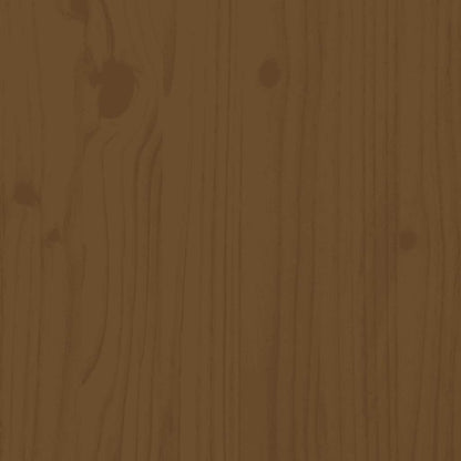 Dressing Table Honey Brown 95x50x134 cm Solid Wood Pine