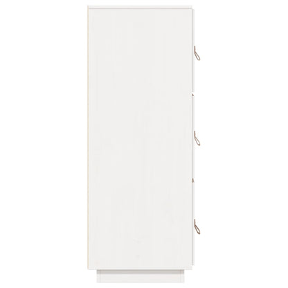 Highboard White 34x40x108.5 cm Solid Wood Pine