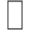 Firewood Rack Matt Black 80x28x154 cm Steel