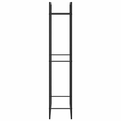 Firewood Rack Matt Black 31.5x11.0x60.6" Steel