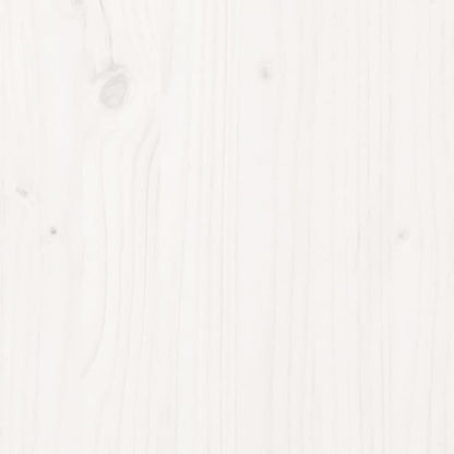 Plant Stand White 104.5x25x109.5 cm Solid Wood Pine