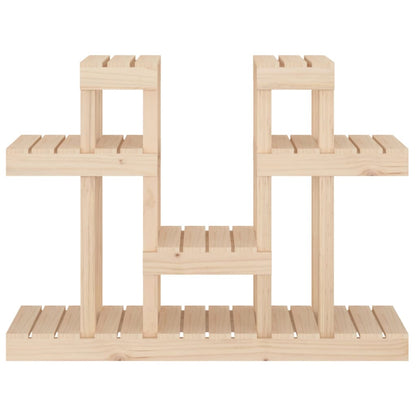 Plant Stand 104.5x25x77.5 cm Solid Wood Pine