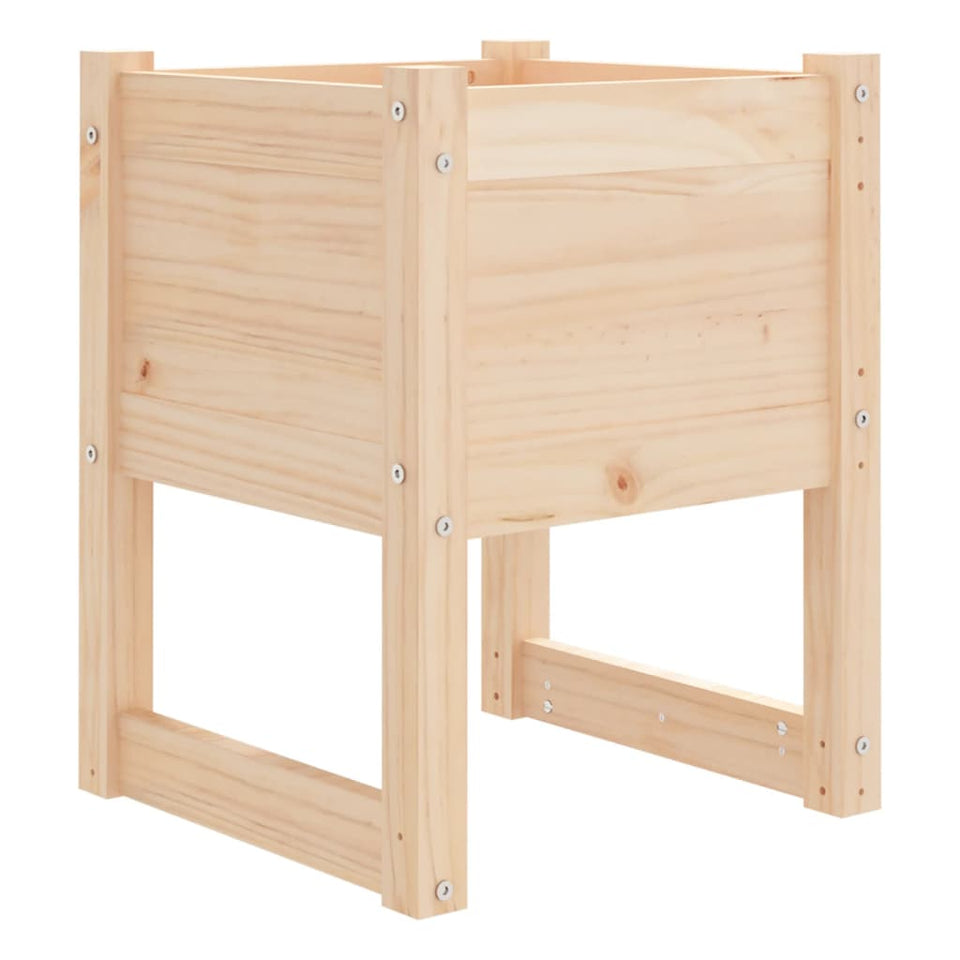 Planter 40x40x52.5 cm Solid Wood Pine