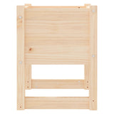 Planter 40x40x52.5 cm Solid Wood Pine