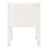 Planter White 40x40x52.5 cm Solid Wood Pine