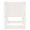 Planter White 40x40x52.5 cm Solid Wood Pine