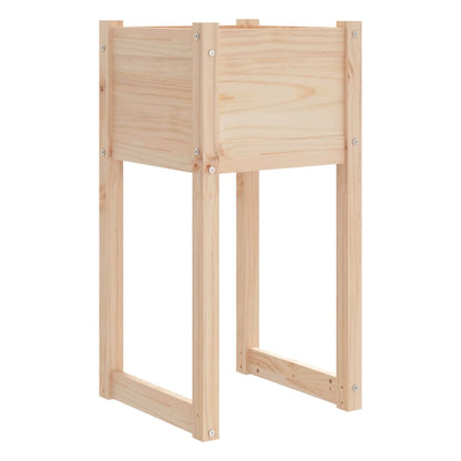 Planter 40x40x81 cm Solid Wood Pine