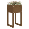 Planters 2 pcs Honey Brown 40x40x81 cm Solid Wood Pine