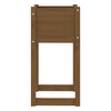 Planters 2 pcs Honey Brown 40x40x81 cm Solid Wood Pine