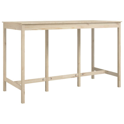 Bar Table 180x80x110 cm Solid Wood Pine