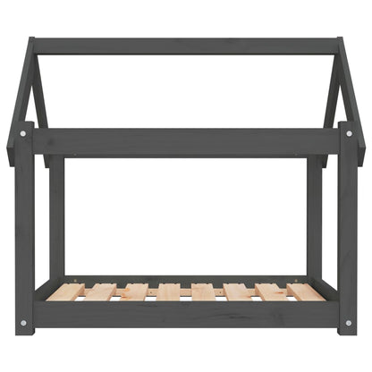 Dog Bed | Grey | Solid pine wood | Medium | Durable | Dog Bed