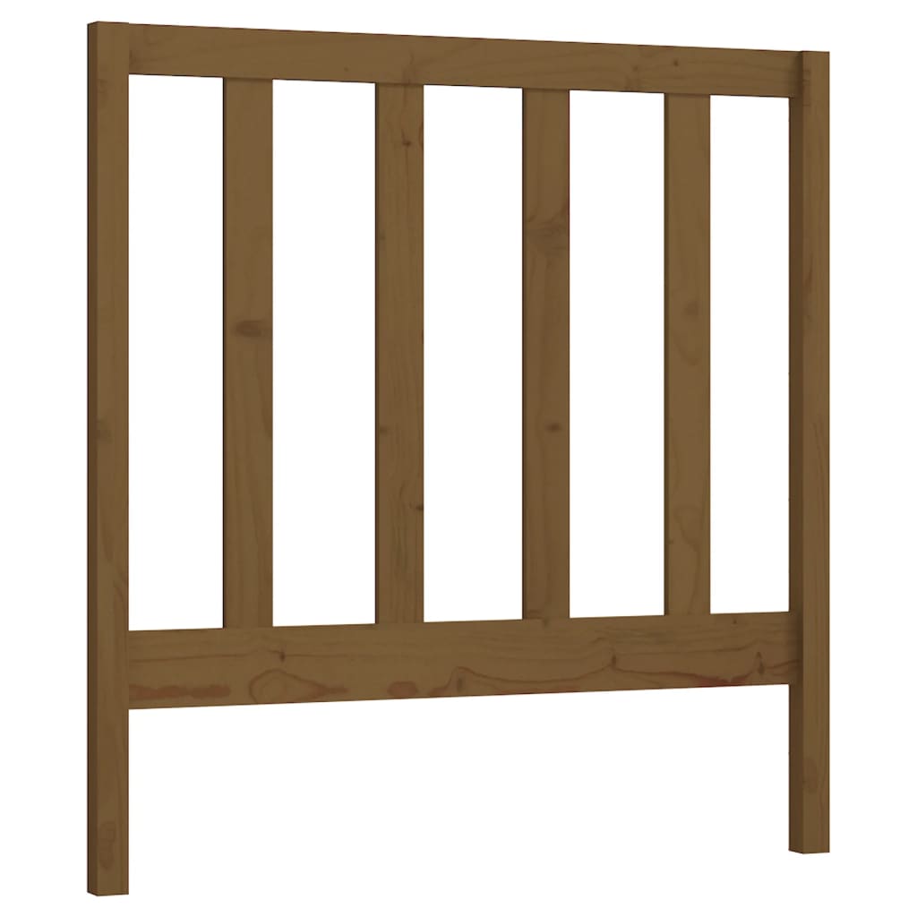 Bed Headboard | Honey Brown | Solid Pine Wood | Single | Appealing Design