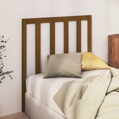 Bed Headboard | Honey Brown | Solid Pine Wood | Single | Appealing Design