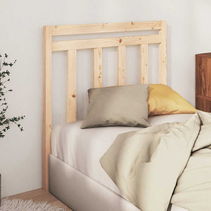 Bed Headboard 95x4x100 cm Solid Wood Pine