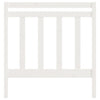 Bed Headboard White 95x4x100 cm Solid Wood Pine
