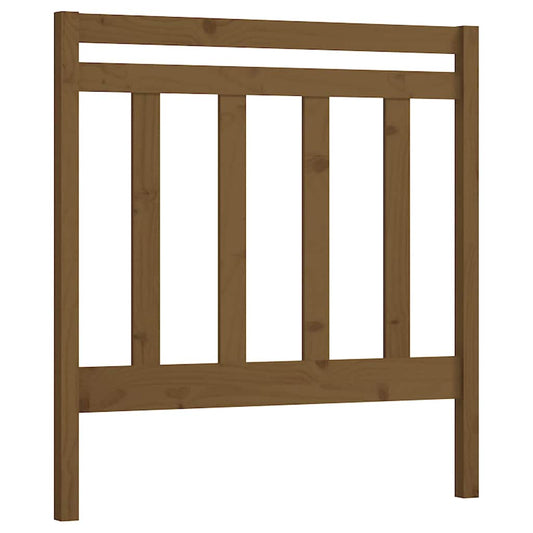 Bed Headboard Honey Brown 95x4x100 cm Solid Wood Pine