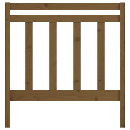 Bed Headboard Honey Brown 95x4x100 cm Solid Wood Pine