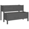 Planter Grey 110x84x75 cm Solid Wood Pine