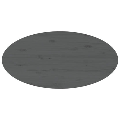 Coffee Table Grey 80x40x35 cm Solid Wood Pine