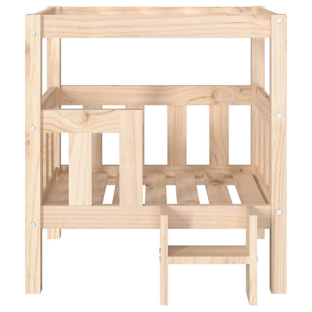 Dog Bed 65.5x50.5x70 cm Solid Wood Pine