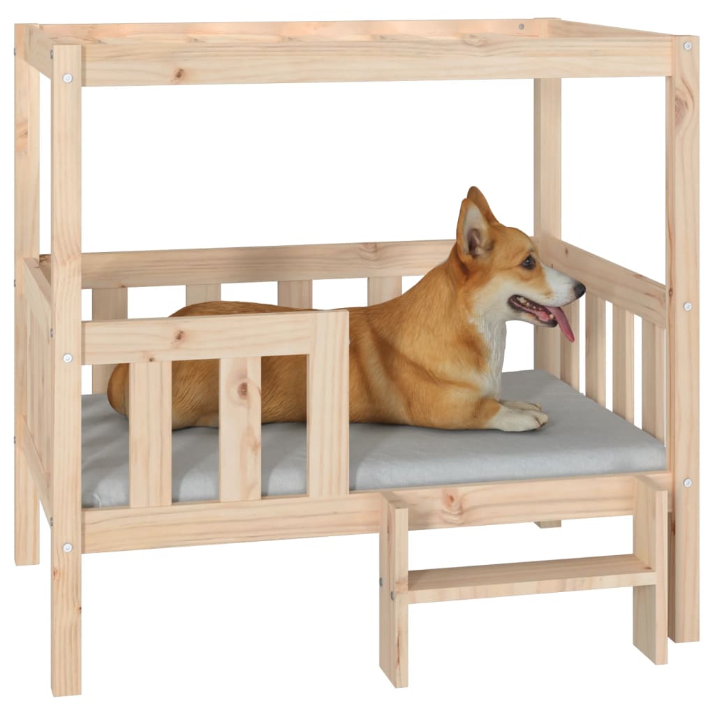 Dog Bed 95.5x73.5x90 cm Solid Wood Pine