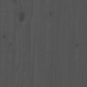 Firewood Rack Grey 100x25x100 cm Solid Wood Pine