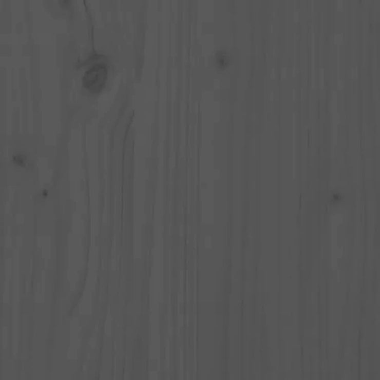 Firewood Rack Grey 100x25x100 cm Solid Wood Pine