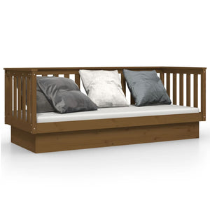 Day Bed Honey Brown 90x190 cm Solid Wood Pine