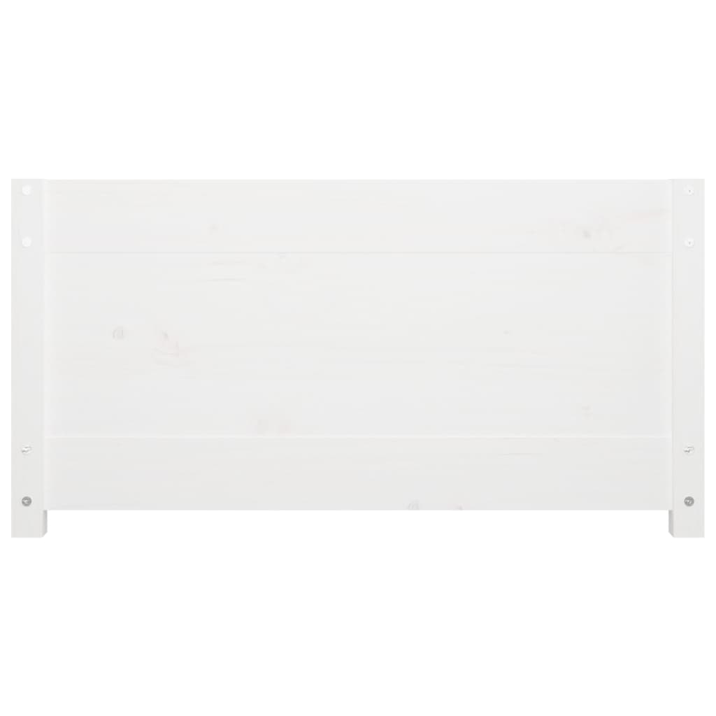 Day Bed without Mattress White 80x200 cm Solid Wood Pine