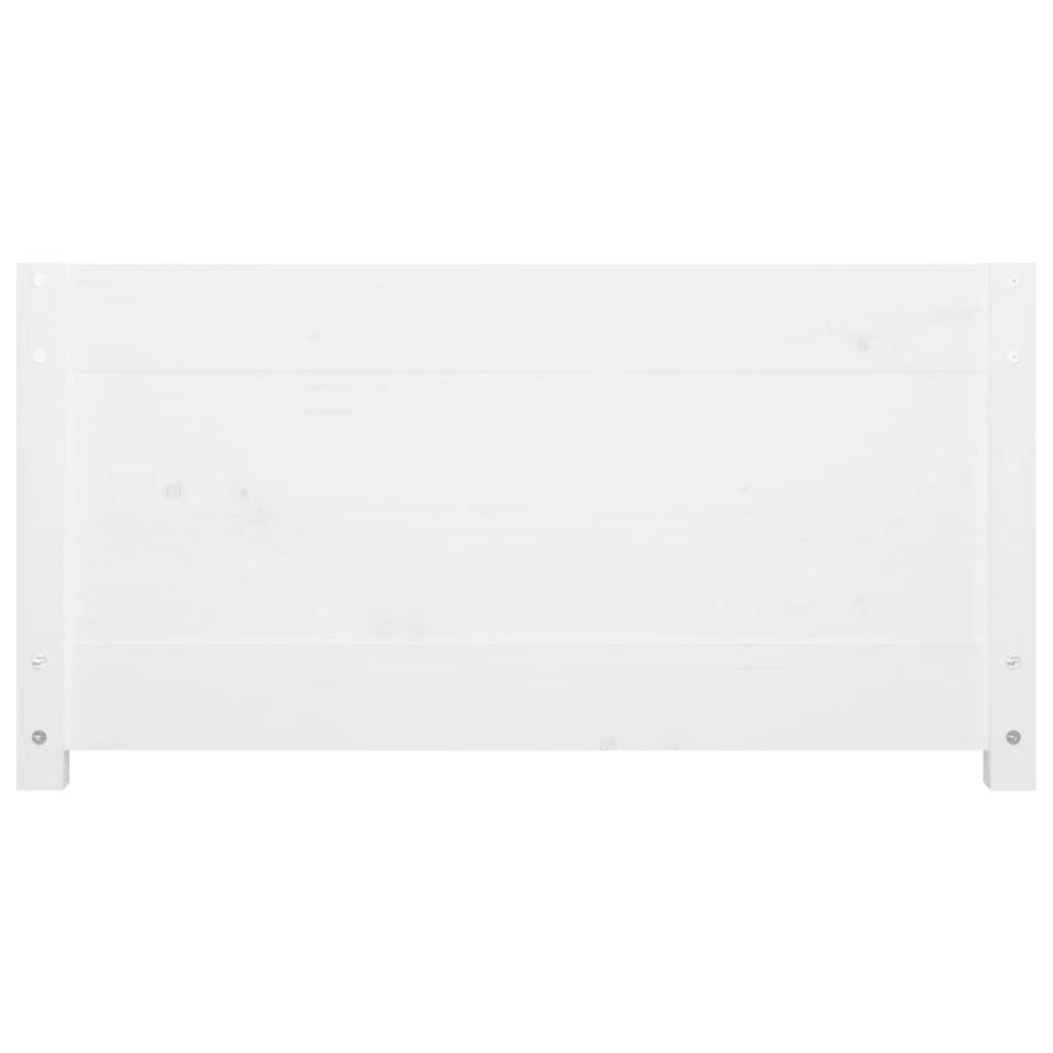 Day Bed White 90x200 cm Solid Wood Pine