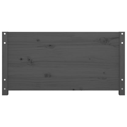 Day Bed without Mattress Grey 90x200 cm Solid Wood Pine