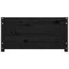 Day Bed without Mattress Black 75x190 cm Small Single  Solid Wood Pine