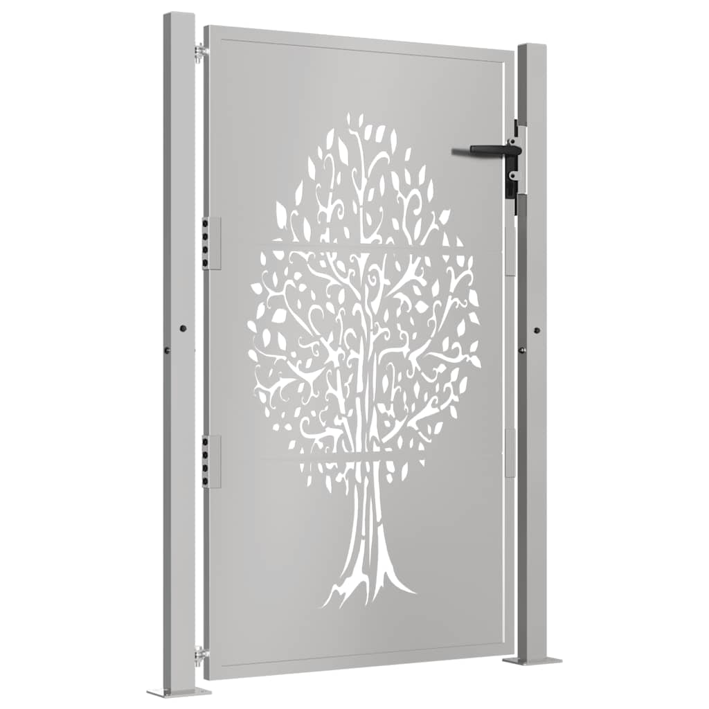 Garden Gate 100x125 cm Corten Steel Tree Design