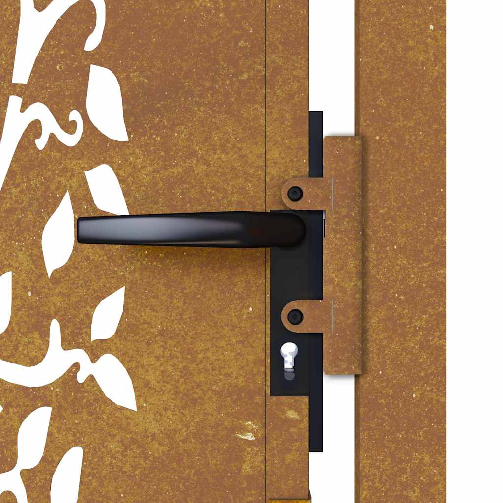 Garden Gate 100x200 cm Corten Steel Tree Design