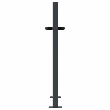Garden Gate Anthracite 100x75 cm Steel Grass Design