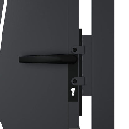 Garden Gate Anthracite 100x100 cm Steel Grass Design