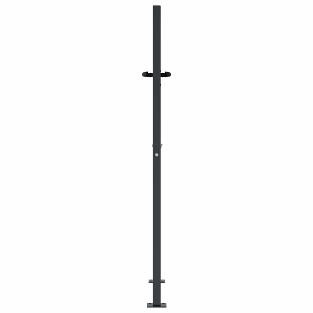 Garden Gate Anthracite 100x125 cm Steel Grass Design