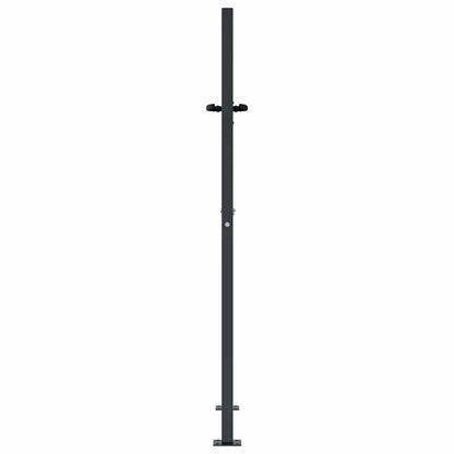 Garden Gate Anthracite 100x125 cm Steel Grass Design